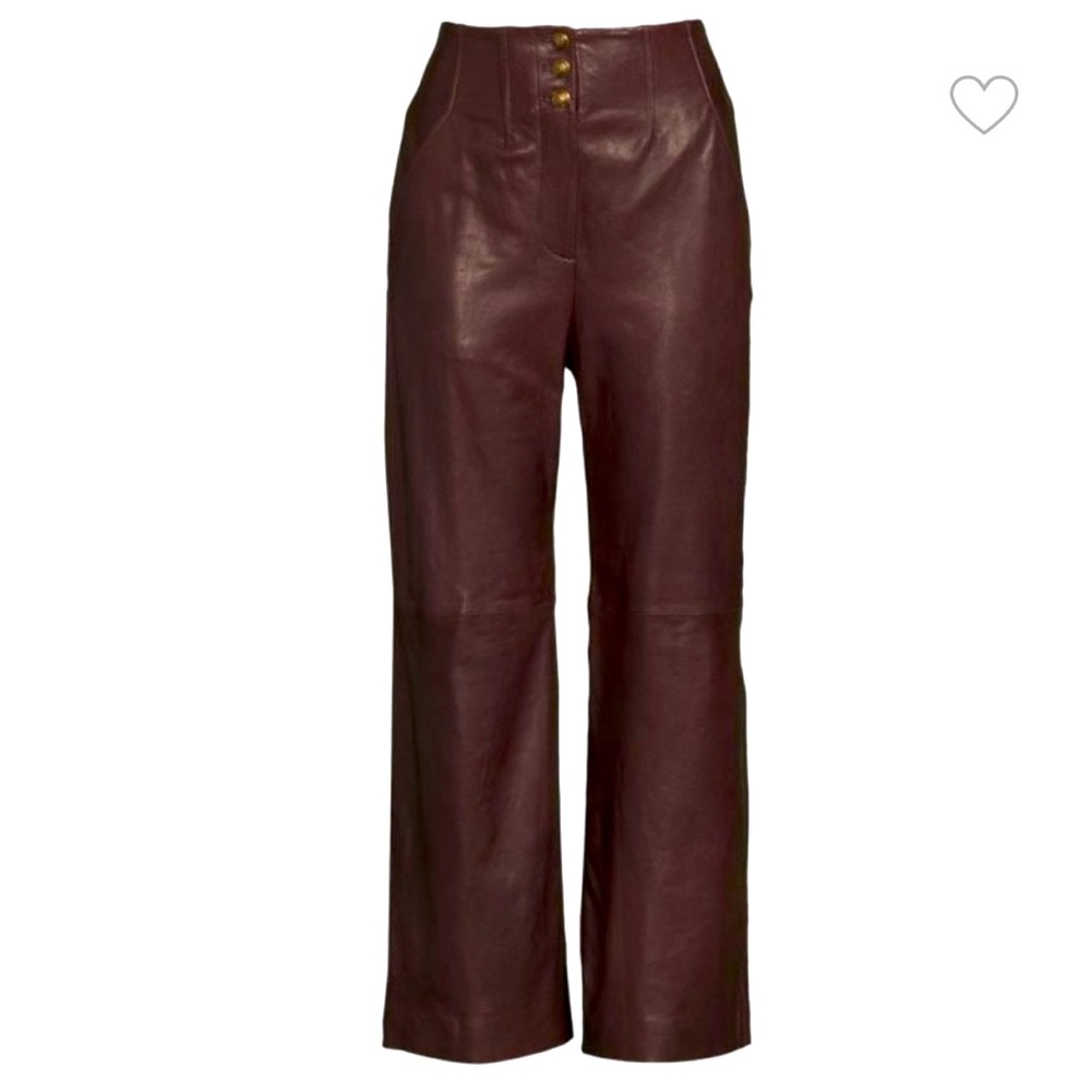 VERONICA BEARD
Arcello Leather High Rise Pants size 8
